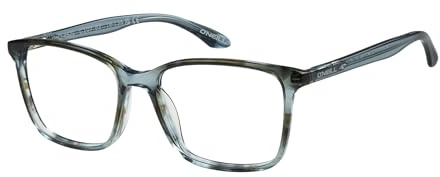 O'Neill Brille mit Sehstärke für Damen optional mit Sonnenbrillentönung oder Blaulichtfilter, Quadratisch, gefertigt aus Acetat (inklusive Brillenetui)