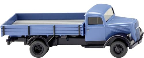 Wiking 084007 H0 Pritschen-LKW Opel Blitz fernblau Miniaturmodell Spur HO 1:87 Kein Spielzeug!