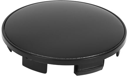 A ABSOPRO 68Mm 2.68 Cache-Moyeu De Roue De Voiture Universel Noir Pour Suv Et Camion - Pack De 1