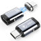 HanCenDa Adaptador magnético USB C de 140 W, 2 unidades, adaptador magnético USB C de 180 grados, adaptador magnético de 40 Gbps, compatible con pantalla de video de 8K a 60 Hz para Thunderboard 4/3