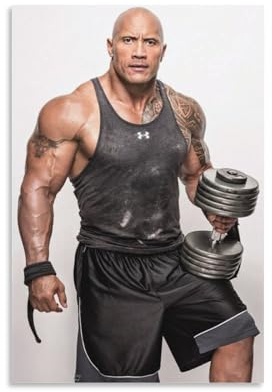 Filmstar Dwayne Johnson Life Poster, Heimdekoration, Poster, Wandkunst, hängend, Bild, Druck, dekorative Gemälde, Poster, 20 x 30 cm