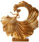 Folpus Tänzerin Statue Statuette Harz Dekorative Figur Desktop Ornament für Regal Büro Eingang Kamin Einweihungsgeschenk