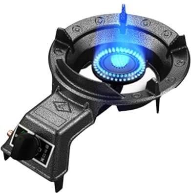 Cuisinière À Gaz Cuisinière À Brûleur Unique, Cuisinière À Gaz 4KW Cuisinière À Gaz Liquéfié Domestique, Support À Casseroles En Fonte Noire, Économie D'énergie Et Économie De Gaz