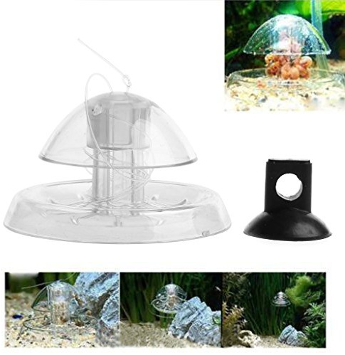 Avejjbaey FishTanks Clear Snail Catcher Fish Plant Snail Planarian Catcher Box Set Clear Snail Catcher Aquarium Accessory Artificial Aquariums Grass Grass