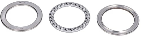 Druckkugellager 51114, hochpräziser Kohlenstoffstahl, 75 mm x 95 mm x 18 mm, robuste Drucklager für Schmiedemaschinen, Straßenwalzen, Industrieanwendungen