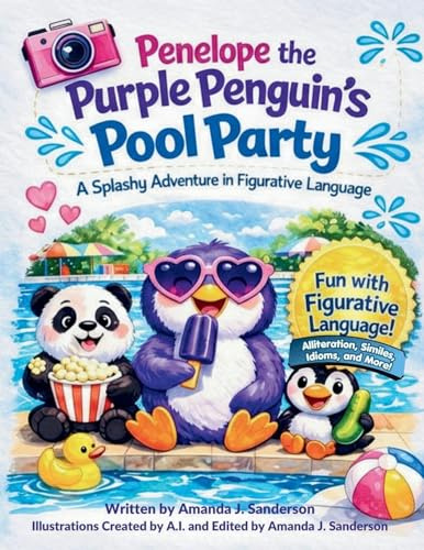 Penelope the Purple Penguin's Pool Party: A Splashy Adventure in Figurative Language