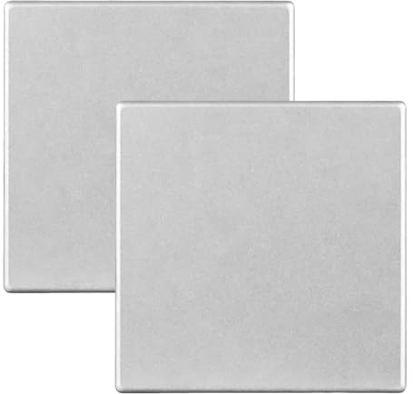 Lot de 2 caches-prise mural autocollant élégant plaque couverture prise électrique, dimensions standard 86 x 86 mm, protecteur enfant sécurité maison décoration cuisine