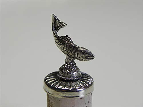 Turacciolo Decorativo Chiusura Tappi di Bottiglia Motivo Pesce Vino Spumante