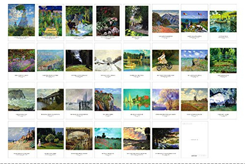 Postkarten aus der Kollektion Claude Monet 30 verschiedene Claude Monet Postkarten 10 x 15 cm (Claude Monet)