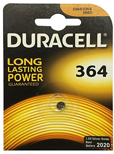 100 x Duracell 364 1.5v Silver Oxide Watch Battery Batteries SW621SW V364 SR60