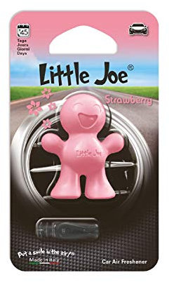 Little Joe Lufterfrischer fürs Auto zur Montage an jedem Lüftungsgitter +/-45 Tage Frische im auto (Strawberry/Erdbeer)