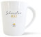 mintkind® Kaffeebecher Schwesterherz | Porzellan Kaffee Becher Tasse Weiß | Geschenk für Geschwister | Für die Schwester Geburtstag, Ostern, Weihnachten & als Dankeschön | Geschenkidee