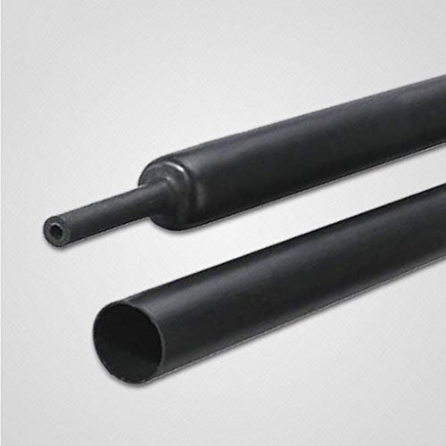 3:1 Tubing Black Adhesive Heat Shrink Waterproof HeatShrink Glue Lined Tube Sleeve (3 Meter, 3.2mm)
