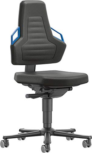 bimos Stuhl/Bürostuhl Nexxit 2 Rollen Polster Griff blau