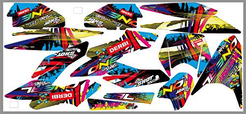 race-styles Aufkleber/Dekor kompatibel mit Derbi Senda DRD 125 SM | Decals Aufkleber Graphics