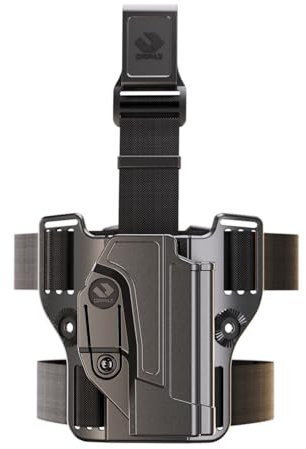 Orpaz C-Series G17 Holster Compatible with Glock 17 OWB Holster - Unisex - Will Secure Your Handgun with a Tactical Appearance (Beinplattform, Aufbewahrung der Stufe I)