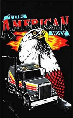 Fahne Flagge USA American Way 60x90 cm Hissfahne mit Ösen Fahnen Deko Querformat Adler