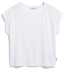 ARMEDANGELS Damen T-Shirt aus Bio-Baumwolle ONELIAA Loose Fit White