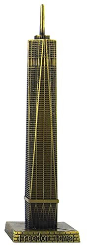 Weltberühmtes Freedom Tower Modell,Metall Handwerk Gebäude Souvenirs,Home Office Dekor Ornamente Handgefertigte Kollektionen Dekoration