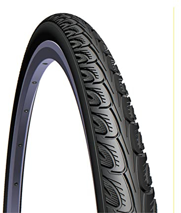Mitas Unisex – Erwachsene Classic 22 Fahrradreife, Schwarz, 28x1.6