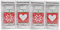 Räder GmbH 4 Handwärmer mit Wintermotiv Flaschenform Norweger - wiederverwendbar - mit Metallplättchen - Taschenwärmer für warme Hände für Kinder und Erwachsene