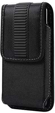 Robuste Nylon-Handy-Holster-Tasche mit Gürtelschlaufe, Clip für Samsung Galaxy S24 Ultra S23 Ultra S23 FE Note 20 A54 A15 A25 A03 A55 A35 A34, iPhone 16 Plus 15 14 Pro Max OnePlus Nord N200 OnePlus 11