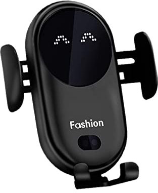 LYEAA Chargeur de voiture sans fil, capteur infrarouge universel, fixation automatique pour téléphone portable, 10 W, charge rapide, fixation automatique pour grille d'aération de voiture