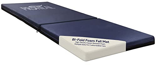 ProHeal Foam Fall Mat for Elderly - Thick Bi-Fold Fall Prevention for Seniors and Children - High-Density Impact-Resistant Safety Floor Mat - Handicapped Patients Bedside Safety 36” x 66” x 2”