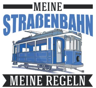 Straßenbahn Tagesplaner: Meine Straßenbahn Meine Regeln Tram S-Bahn / Kalender 2023 & 2024 / Wochenplaner Tagesplaner Planer / Planungsbuch To-Do-Liste / 6x9 Zoll / 100 ausfüllbare Seiten