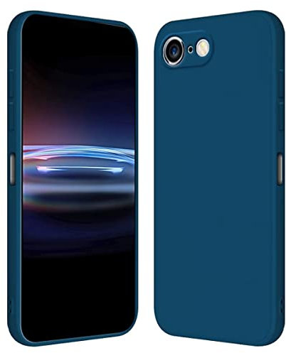 RankOne Custodia per iPhone 6 / iPhone 6s (4.7 Inches) Cover Morbida in Silicone TPU - Blu zaffiro