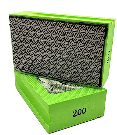 Diamant Handschleif Pad für Fliesen, Keramik, Marmor, Granit, Natur- oder Kunststein sowie Glas (#200)