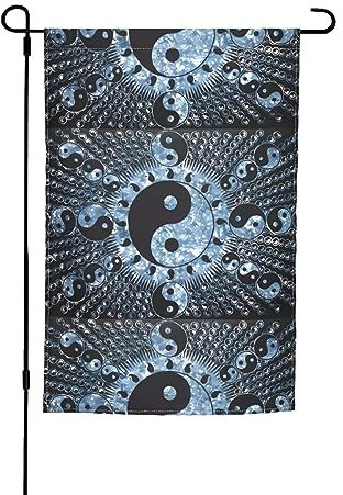 Ying Yang Diagramm Banner 30 x 45 cm für Urlaub Party Hochzeit Terrasse Garten Outdoor Dekoration