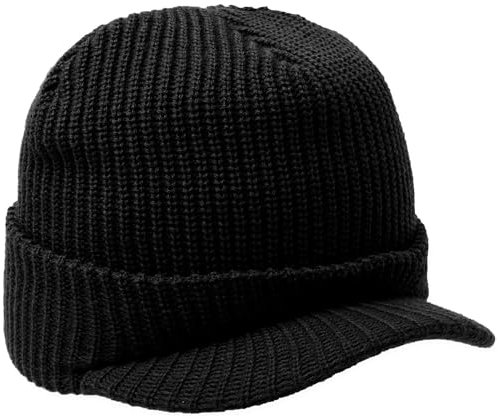 HUF One Star mit Schirm Beanie Mütze - Olivgrün - Einheitsgröße