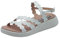 Wonders C-6531 Motril Lack V off Sandali per Donna in Vernice Bianca con Zeppa Bassa (Taglia 39)