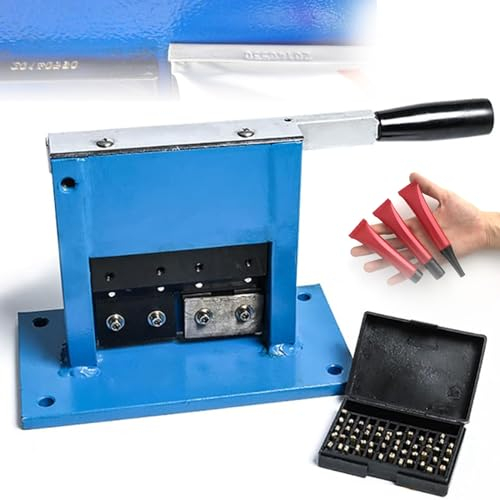 HENGCMM Manuelle Hochleistungs-Aluminium-Laminat-Rohr-Crimp-Versiegelungsmaschine, Tubenversiegelung mit Datumsbuchstaben-Kodierer, Druckermarkierung, manuelle Crimper-Salben-Tubenversiegelung