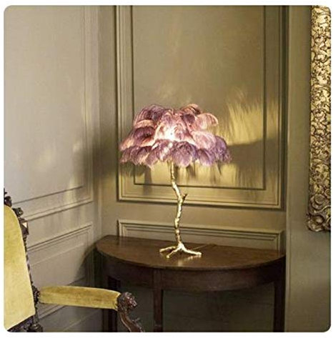 HESHUYAN Floor lamp Nordic Modern Luxury Tree Branch Feather Floor Lamp High-Grade Stand Light Floor Lamps for Living Room Floor lamp