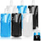 Lot de 6 bouteilles d'eau pliables de 500 ml, sans BPA, bouteille d'eau pliable de 500 ml, gourde pliable pour festival