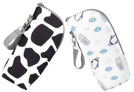 CATIEBYE 2piezas Bolsa para Biberones Térmica para Guardar Biberones Accesorio para Cochecito para Viajes Bebés