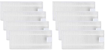 OAKETE Compatible con Cecotec Conga 4090 4490 4690 Robot Aspirador Repuestos Cepillo Lateral Principal Filtro HEPA Mopa Trapo Reemplazo(8pcs)