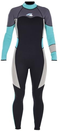F2 Damen Neopren Anzug Gipsy - Full Suit 4/3 mm M Türkis 2024/25