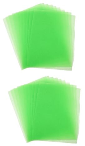 Ciieeo 2sets Fridge Organiser Mats Sponge Liners for Refrigerator Cuttable Stain Resistant Reusable 10pcs*2