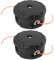 EMSea Lot de 2pcs Têtes de Coupe-bordures M10 x 1,25 LHF de Rechange pour Débroussailleuse sans Fil Compatible avec Dewalt 20 V 60 V DCST922 DCST990 DCST925 Noir