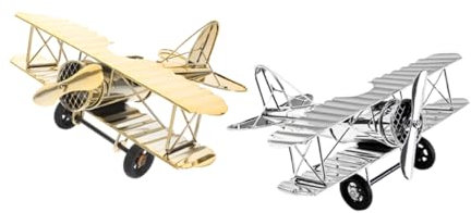 Warmhm Pcs Vintage Metall Flugzeug Modell Retro Dekorative Flugzeug Ornament Für Wohnkultur