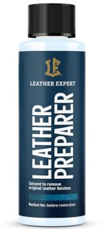 Lederreiniger 50ml zur Vorbereitung auf das Färben - Lederentferner für alte Farben und Lacke - Sanfter, Aber effektiver Leather Cleaner für Naturleder