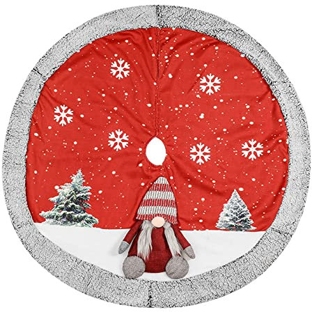 Base per albero di Natale, fiocco di neve, pavimento, tappeto, fiocco di neve, decorazione per la casa, festival, festa