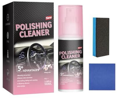 Autopolish Innenraum Politur für Autoinnenreinigung, Schmutz- und Fettentfernung mit Schutzschicht, Einfache Anwendung für Lack & Oberflächen - 100ml Auto Pflegemittel