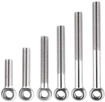 M5/M6/M8 304 Edelstahl Ring Link Bolt Fisheye Auge Slip Loch Schraube(M8x130mm(1 Piece))