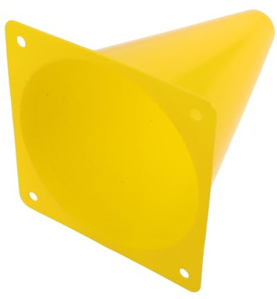 VERDANVERSE Colonna Guida per L'addestramento al Vasino di Cani da Interno in Plastica Resistente, Palo Urina Giallo 18 Cm per Cuccioli, Supporto per Toilette Domestica e Addestramento Rapido