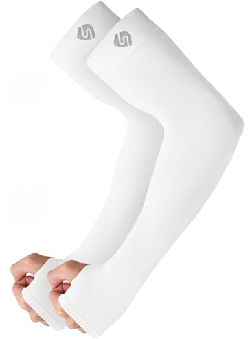 SHINYMOD Manicotti Braccia Anti UV per Uomo e Donna, Maniche a Braccio Protezione UPF 50+ Manicotto Braccio di Raffreddamento, Manicotti a Compressione per Pallavolo, Ciclismo, Golf, Corsa
