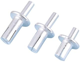 Rivetti a martello 20 pezzi di chiodi ad espansione in alluminio con testa perforante, rivetti for cartongesso, chiodi ad espansione in alluminio for pareti cave, viti di fissaggio(A1)